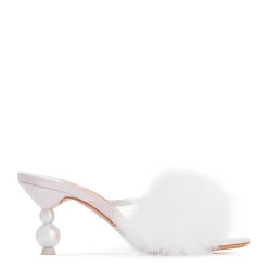 Discount Sophia Webster Delicia Marabou Mid Mule