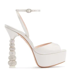 Shop Sophia Webster Deya Crystal Platform Sandal