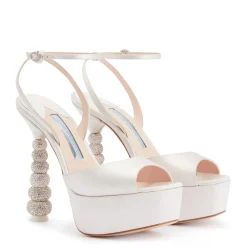 Shop Sophia Webster Deya Crystal Platform Sandal