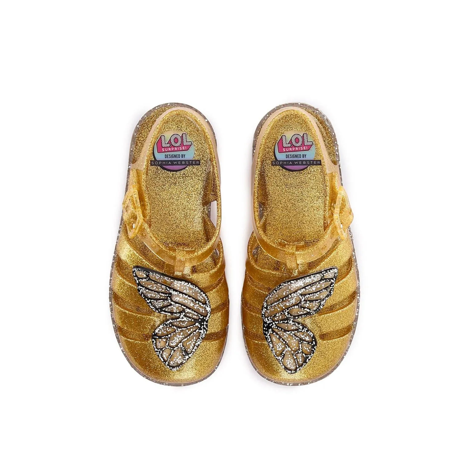 New Sophia Webster Queen Bee Butterfly Jelly Sandal