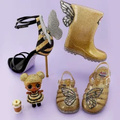 New Sophia Webster Queen Bee Butterfly Jelly Sandal